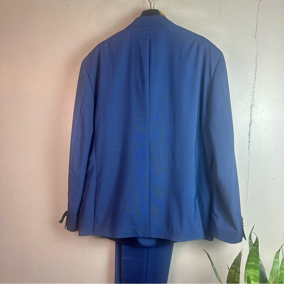 JB Britches Torino Wool Stretch Suit Blue Wool Sz 38R (Pants) 48R (Jacket) - Picture 5 of 16